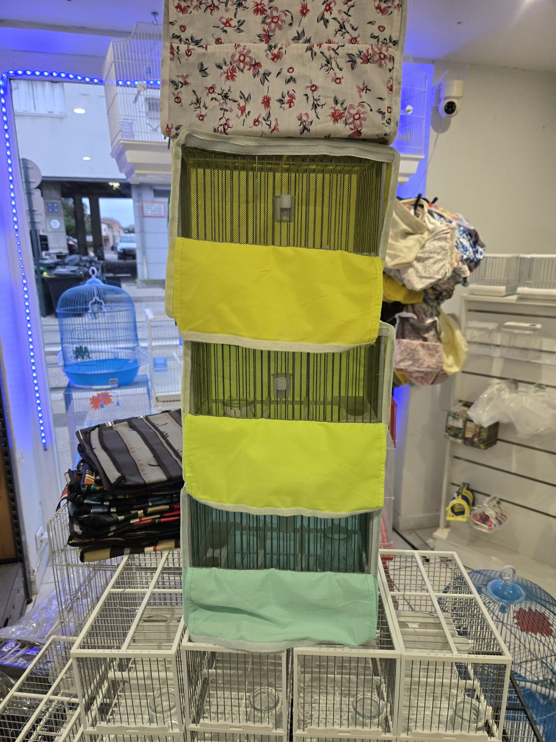 Cage Espagnole C-2 - Jaula C2 - Complete + Housse (funda) avec fenêtre et motif – Image 3