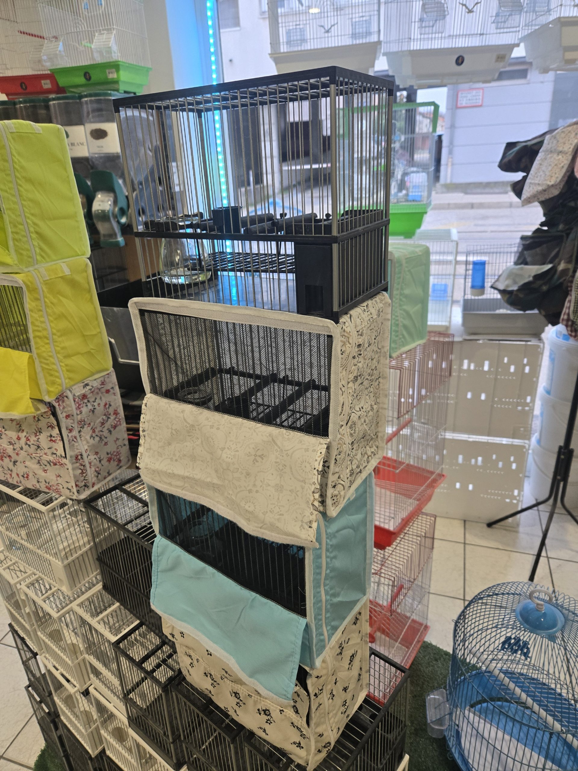 Cage Espagnole C-2 - Jaula C2 - Complete + Housse (funda) avec fenêtre et motif – Image 2